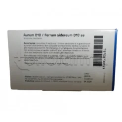 Weleda Aurum D10 Ferrum Sidereum D10 Medicinale Omeopatico 8 Fiale