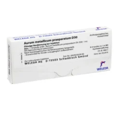 Weleda Aurum Metallicum Praeparatum D30 8 Fiale 1ml