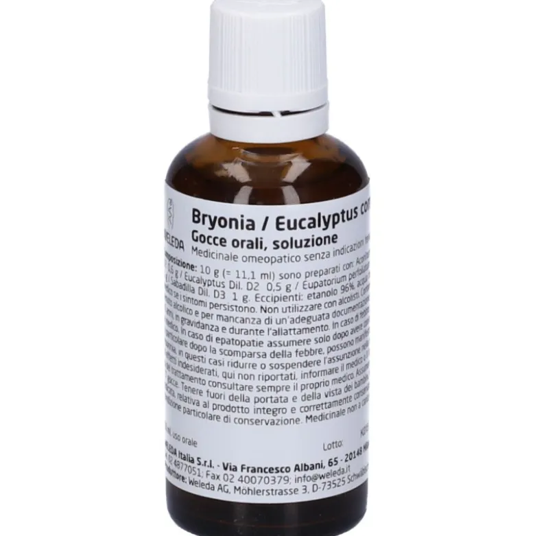 Weleda Bryonia e Eucalyptus Medicinale Omeopatico Gocce 50ml