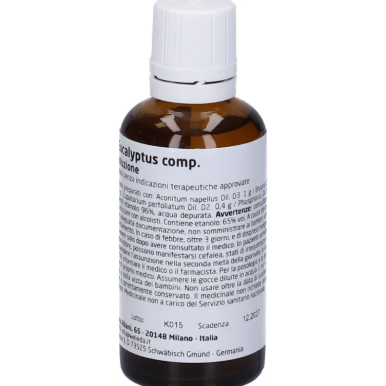Weleda Bryonia e Eucalyptus Medicinale Omeopatico Gocce 50ml