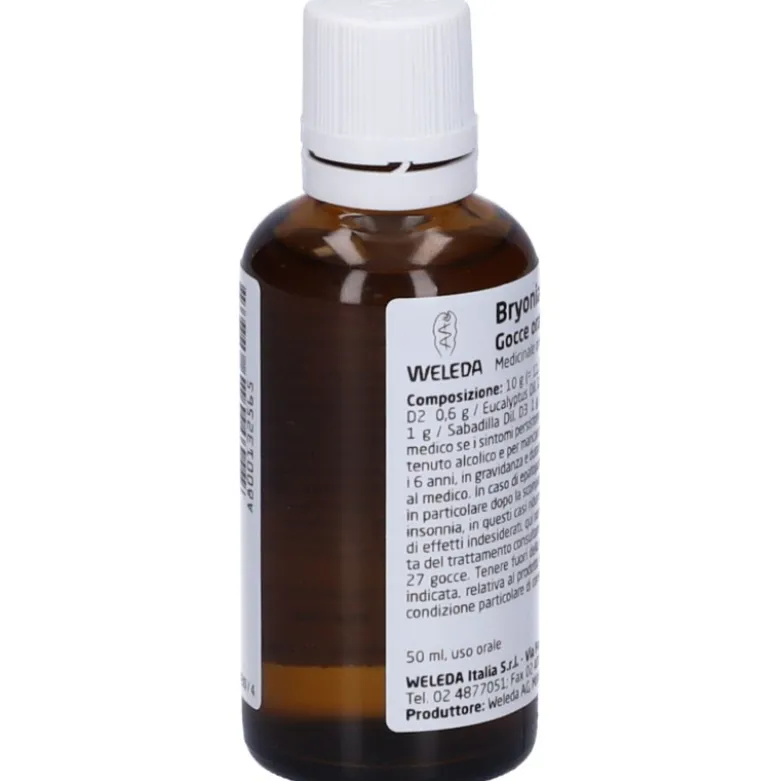 Weleda Bryonia e Eucalyptus Medicinale Omeopatico Gocce 50ml