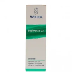 Weleda Euphrasia D3 Collirio Omeopatico per Occhi Irritati e Stanchi 10ml
