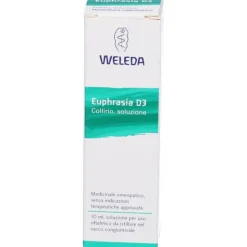 Weleda Euphrasia D3 Collirio Omeopatico per Occhi Irritati e Stanchi 10ml