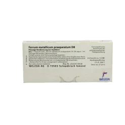 Weleda Ferrum Metallicum Praeparatum D8 Rimedio Omeopatico 8 Fiale