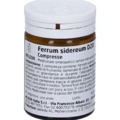Weleda Ferrum Sidereum D20 Medicinale Omeopatico 80 Compresse