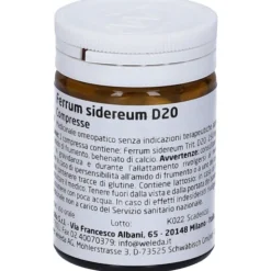 Weleda Ferrum Sidereum D20 Medicinale Omeopatico 80 Compresse