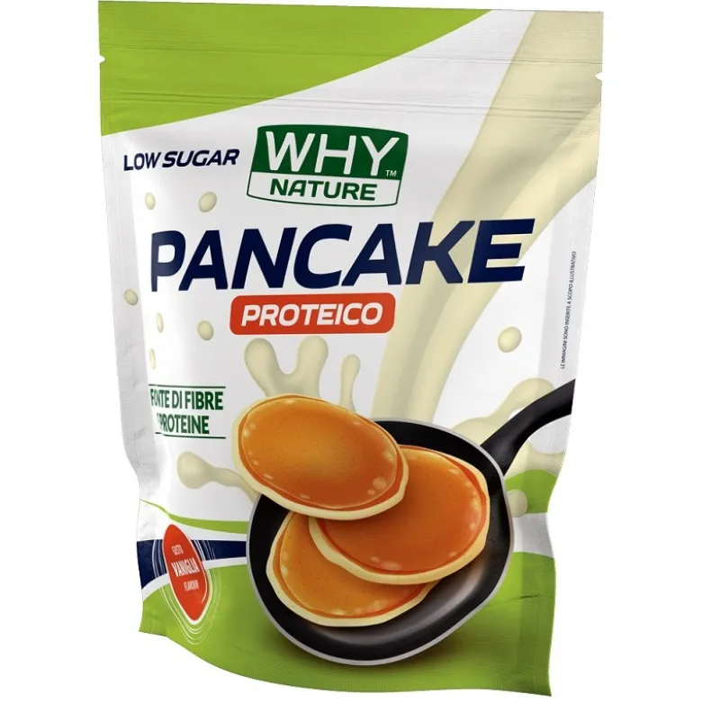 Whynature Low Sugar Pancake Vaniglia Proteico 1000 g