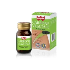 Winter Carbone vegetale integratore per gonfiore e digestione 90 compresse