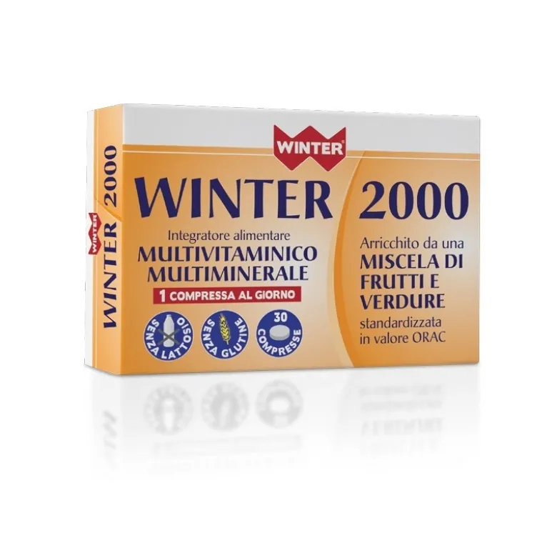 Winter 2000 Multivitaminico Multiminerale con Antiossidanti 30 Compresse
