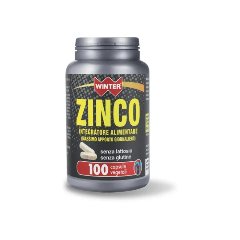 Winter Zinco integratore per sistema immunitario e benessere 100 capsule vegetali