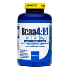 Yamamoto Nutrition BCAA 4:1:1 Aminoacidi Ramificati 200 Compresse