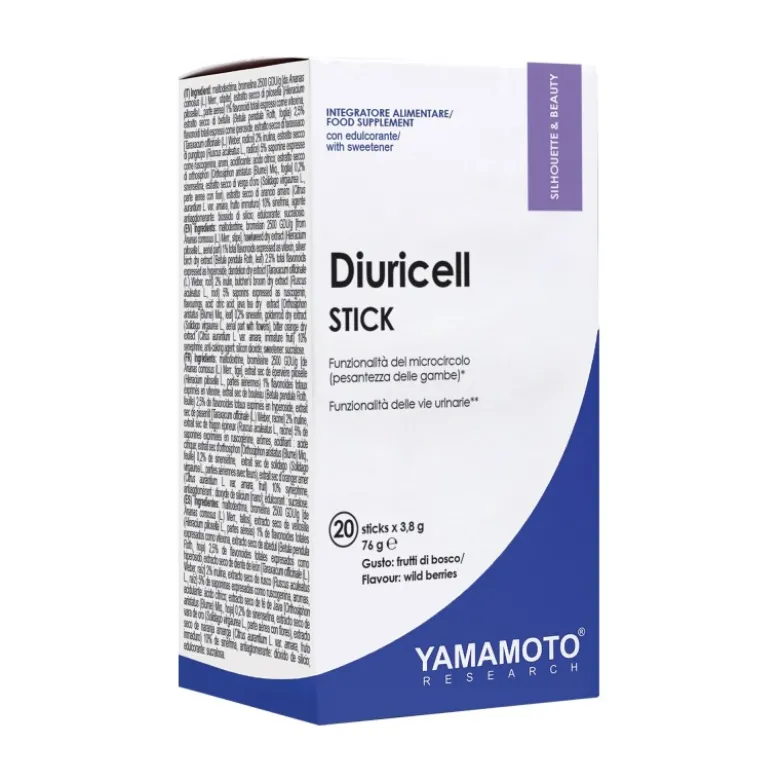 Yamamoto Research Diuricell Stick Frutti di Bosco 20 Stick da 3,8 g