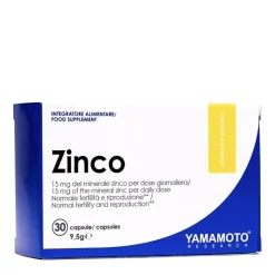 Yamamoto Research Zinco 15 mg Picolinato per Difese Immunitarie 30 Capsule