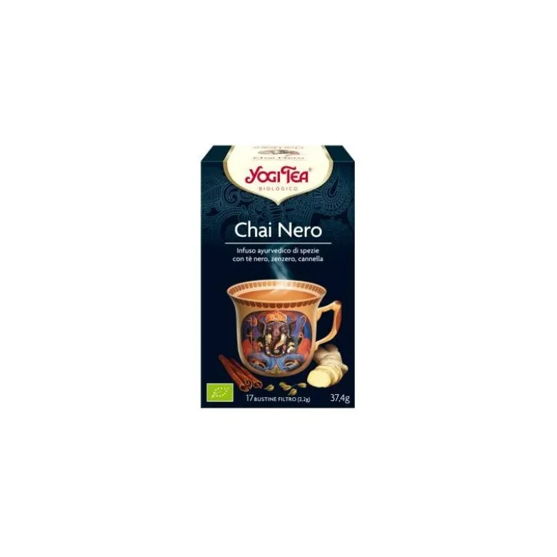 Yogi Tea Chai Nero Infuso Ayurvedico Bio 17 Bustine