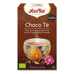Yogi Tea Choco Tè Biologico tisana ayurvedica senza teina 17 bustine filtro