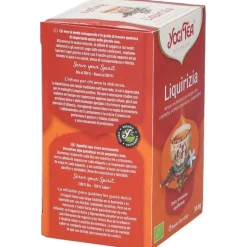 Yogi Tea Liquirizia Bio tisana rilassante senza caffeina 17 bustine filtro
