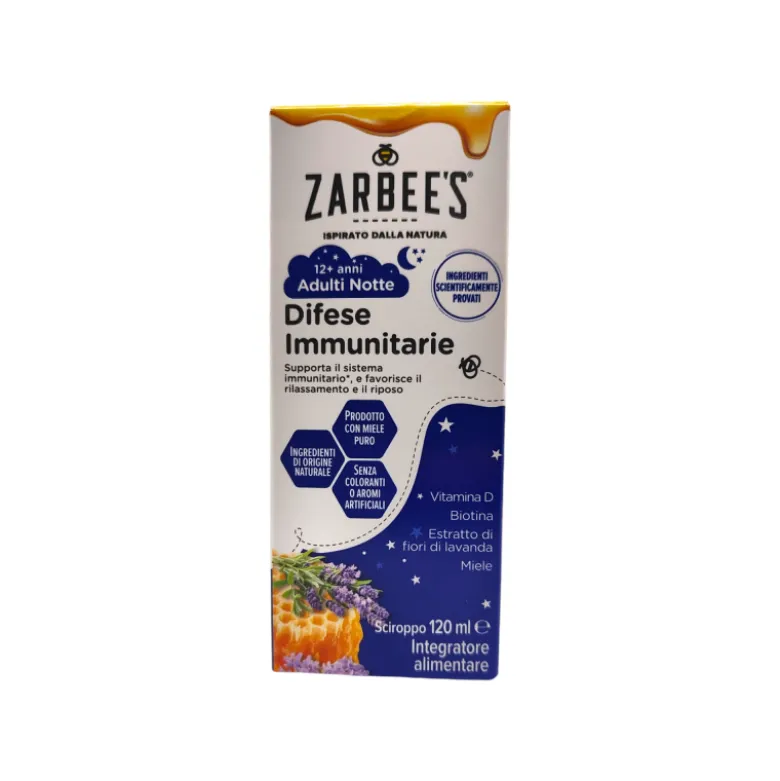 Zarbee's Adulti Sciroppo Notte per Difese Immunitarie 120ml