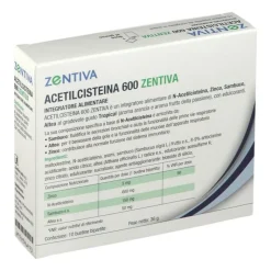 Zentiva Acetilcisteina 600 10 Bustine per Tosse e Catarro
