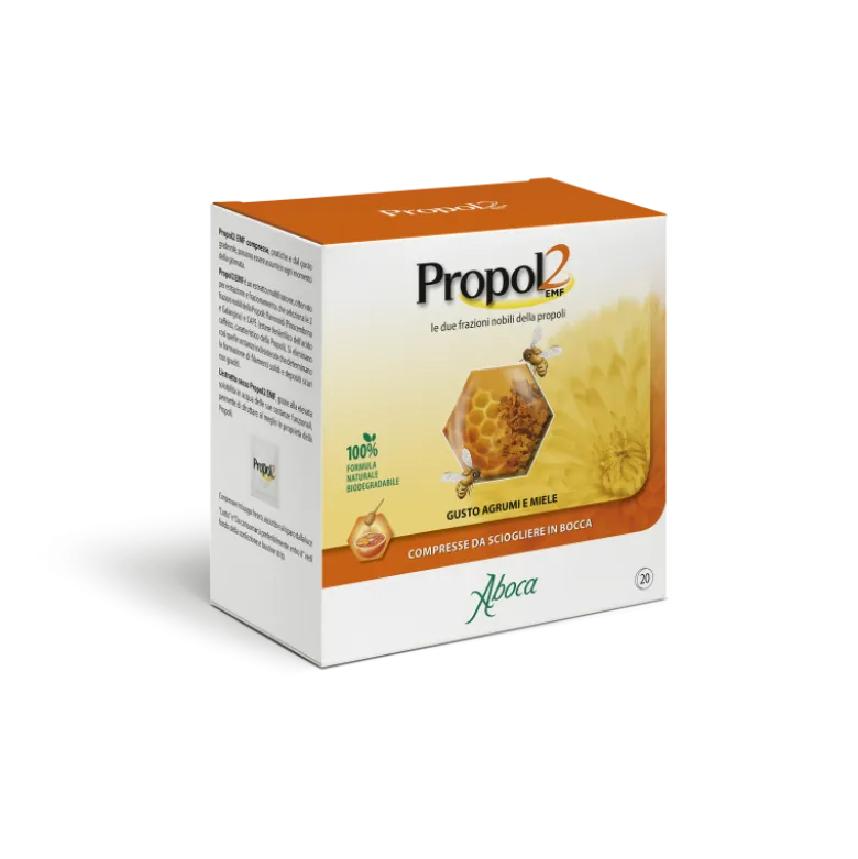 Zentiva Propol2 Emf Gusto Agrumi e Miele 20 Compresse