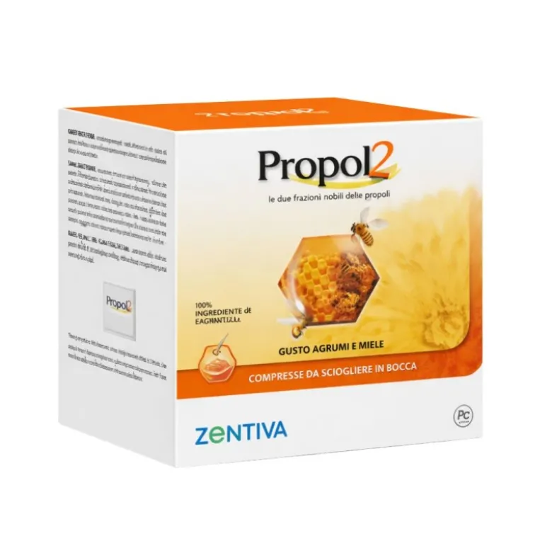 Zentiva Propol2 Emf Gusto Agrumi e Miele 20 Compresse