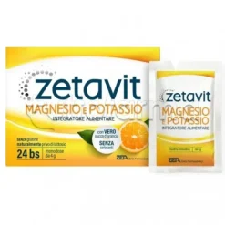 Zetavit Magnesio e Potassio Integratore Energia 24 Bustine