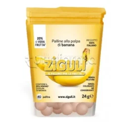 Zigulì Banana Confetti Vitaminici Barattolo 40 Palline