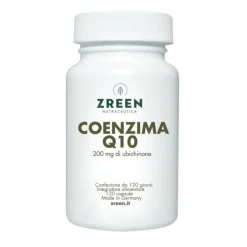 Zreen Coenzima Q10 Integratore per la Biodisponibilità Mitocondriale 120 Capsule