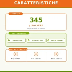 Zreen Fibra Pura Integratore per la Stitichezza e Salute Intestino 345g