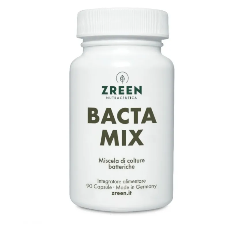 Zreen Natugena Bacta Mix Integratore per Flora Intestinale 90 Capsule