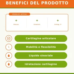Zreen Natugena Flexi Dyn Integratore per le Articolazioni e la Mobilità 180 Capsule
