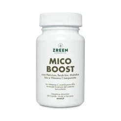 Zreen Natugena Mico Boost Integratore Antiossidante di Funghi Medicinali 60 Capsule