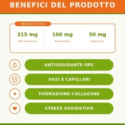 Zreen Natugena OPC Pro Integratore con Collagene 90 Capsule
