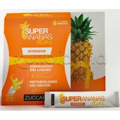 Zuccari Super Ananas Slim Intensive Integratore Drenante Liquidi 25 Stickpack