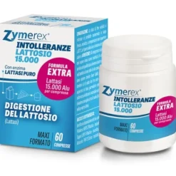 Zymerex Intolleranze Lattosio 15000 Integratore Digestione Lattosio 60 Compresse