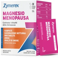 Zymerex Magnesio Menopausa Integratore Disturbi Menopausa Gusto Agrumi 30 Bustine
