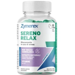 Zymerex Sereno Relax Integratore Rilassante per Stress Gusto Limone 60 Gummies